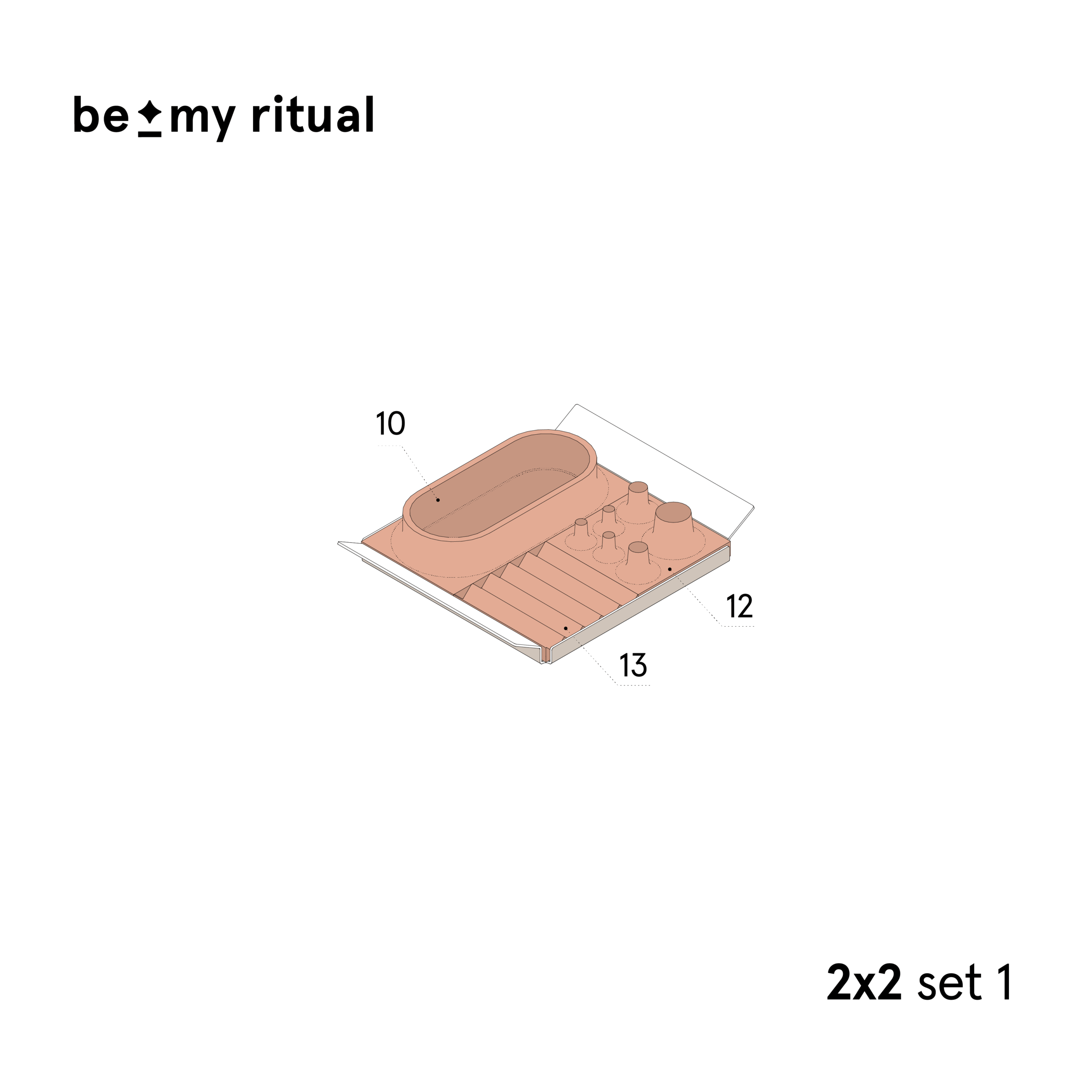 be_my ritual 2×2 set 1