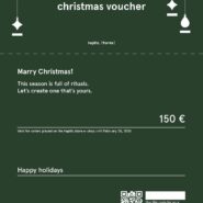 christmas voucher_150_eur_green